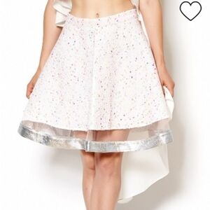 NWT Zayan Alexis Twill Skater Skirt $298